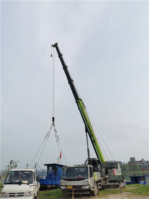 金昌市桥梁建设吊装案例